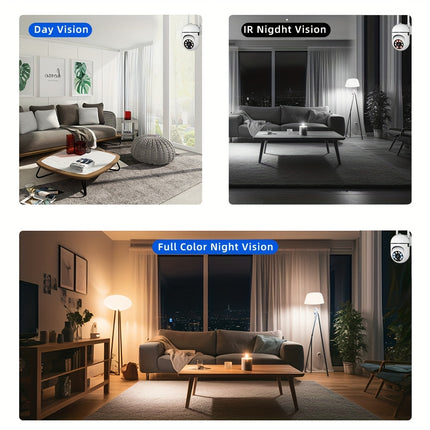 Smart Wi-Fi Camera with Full-Color Night Vision