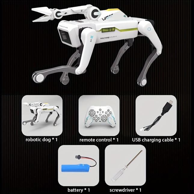 كلب روبوت ذكي يعمل بالتحكم عن بعد