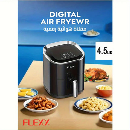 Compact Digital Air Fryer – 4.5L Oil-Free Healthy Cooking Appliance