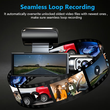 Dual Lens Dash Cam with Night Vision