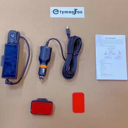 Dual Lens Dash Cam with Night Vision