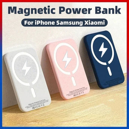 Magnetic Wireless Power Bank – 50000mAh Fast Charge