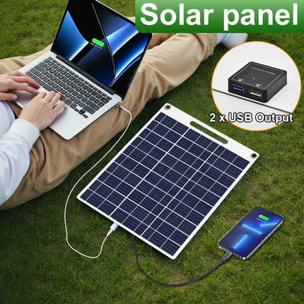 Portable Solar Charger – USB Powered, Compact & Travel-Ready