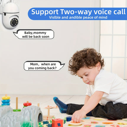 Smart Wi-Fi Camera with Full-Color Night Vision